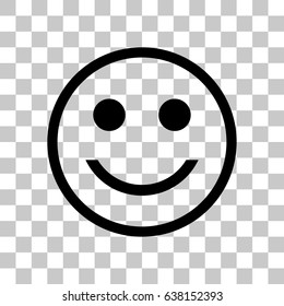 Smile icon stock vector illustration flat design