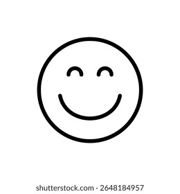 Smile icon symbol for apps and websites. smile emoticon icon. feedback sign and symbol