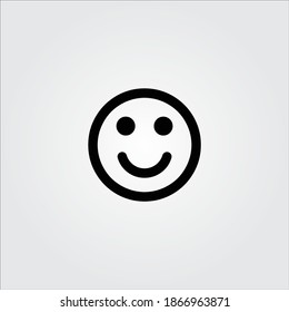 
smile icon symbol vector eps 10.
