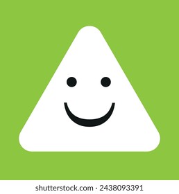Smile Icon in trendy flat style isolated on white background. Happy face, smiley icons