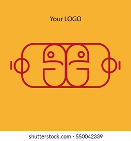 Smile Icon in trendy flat style isolated on background
