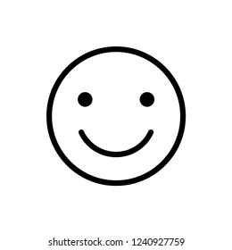 smile icon vector