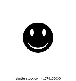 smile icon vector.  