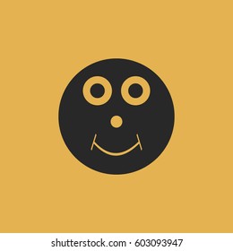 smile icon vector