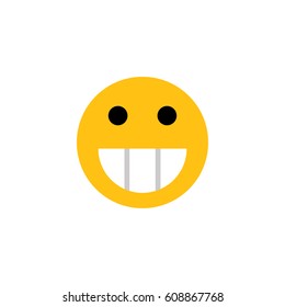 Smile icon vector