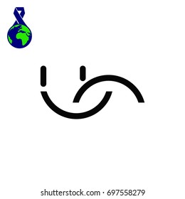 smile icon, vector best flat icon, EPS