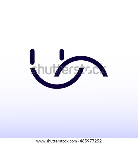 smile icon, vector best flat icon, EPS