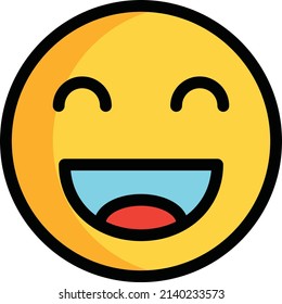 Smile icon vector design flat