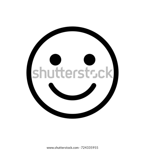 Smile Icon Vector Editable Stroke 512x512 Stock Vector Royalty Free