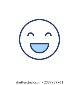 Smile icon vector. smile emoticon icon. feedback sign and symbol