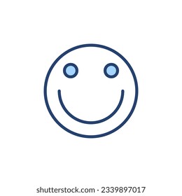 Smile icon vector. smile emoticon icon. feedback sign and symbol