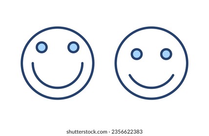 Smile icon vector. smile emoticon icon. feedback sign and symbol