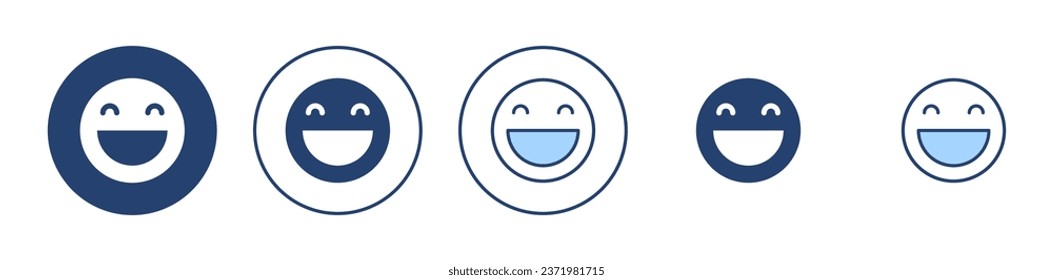 Smile icon vector. smile emoticon icon. feedback sign and symbol
