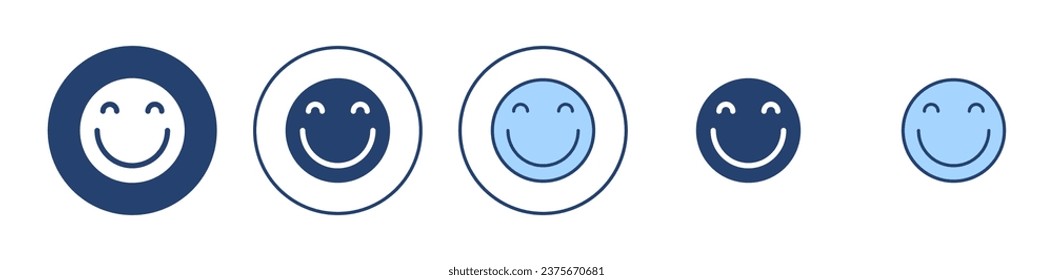 Smile icon vector. smile emoticon icon. feedback sign and symbol