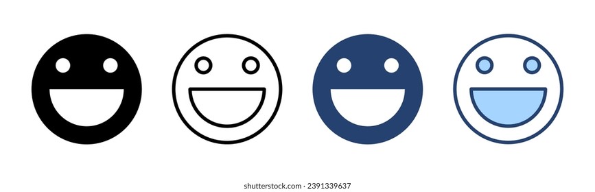 Smile icon vector. smile emoticon icon. feedback sign and symbol