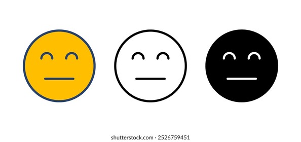 smile icon vector. smile emoticon icon. feedback 