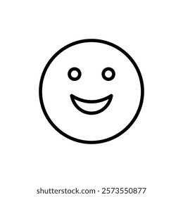 Smile icon vector. smile emoticon icon. feedback sign and symbol