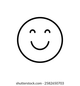 Smile icon vector. smile emoticon icon. feedback sign and symbol