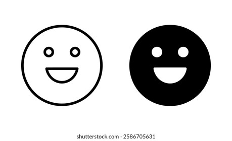 Smile icon vector. smile emoticon icon. feedback sign and symbol