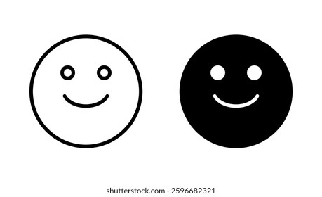 Smile icon vector. smile emoticon icon. feedback sign and symbol