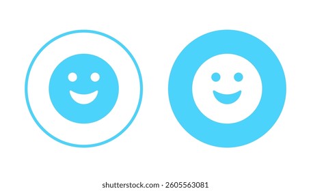 Smile icon vector. smile emoticon icon. feedback sign and symbol