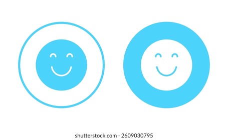 Smile icon vector. smile emoticon icon. feedback sign and symbol