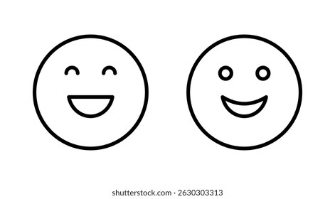Smile icon vector. smile emoticon icon. feedback sign and symbol