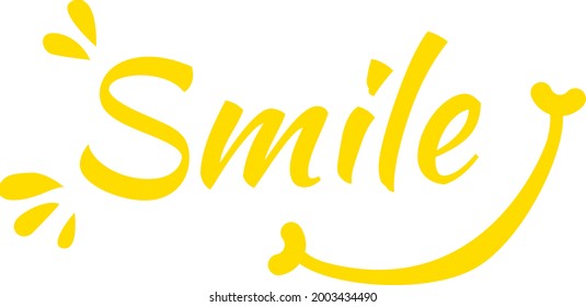 Smile icon vector graphic design symbol or logo

