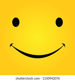 Smile Icon Vector. happiness Symbol. smile face expression. vector illustration