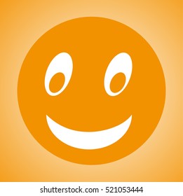 Smile Icon. Vector illustration