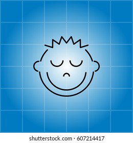 Smile Icon. vector illustration