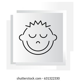 Smile Icon. vector illustration