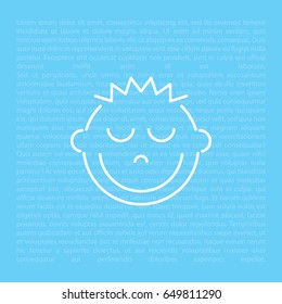 Smile Icon. vector illustration