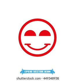 Smile icon vector illustration EPS 10.