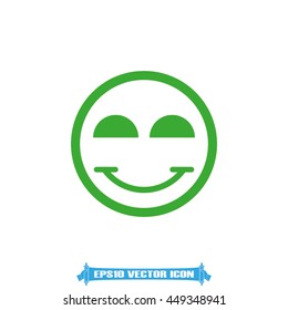 Smile icon vector illustration EPS 10.