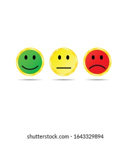 smile icon vector illustration on white background