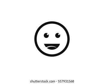 Smile Icon Vector Illustration On White Stock Vector (Royalty Free ...