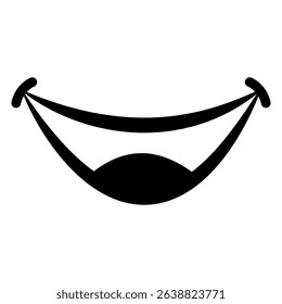 Smile icon vector. Laugh illustration sign. Positive symbol. Cartoon smile web icon. Smiles symbol for web and mobile app.