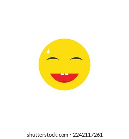 Smile icon. Vector logo of a smile or expression of happiness.