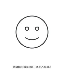 Smile icon Vector logo set flat
