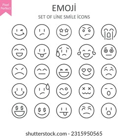 smile icon vector, set of smile icons vector collection, funny smile icons, emoji icon vector, happy icon vector, smile, cartoon, funny,