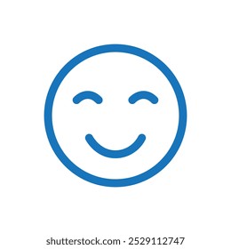 smile icon Vector set outline