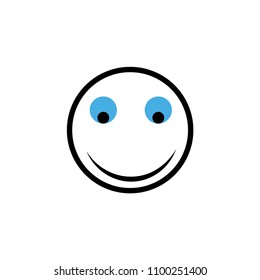 Smile icon vector sign symbol