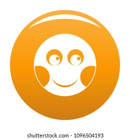 Smile icon. Vector simple illustration of smile icon isolated on white background