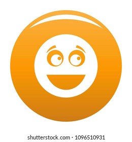 Smile icon. Vector simple illustration of smile icon isolated on white background