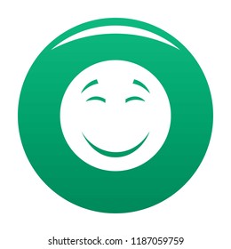 Smile icon. Vector simple illustration of smile icon isolated on white background