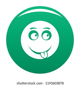Smile icon. Vector simple illustration of smile icon isolated on white background