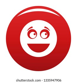 Smile icon. Vector simple illustration of smile icon isolated on white background
