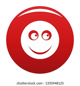 Smile icon. Vector simple illustration of smile icon isolated on white background