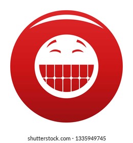 Smile icon. Vector simple illustration of smile icon isolated on white background